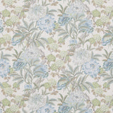 G P & J BAKER BP10950.4.0 SUMMER PEONY AQUA Fabric - Eade's Wallpaper