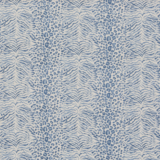G P & J BAKER BP10952.660.0 CHATTO BLUE Fabric - Eade's Wallpaper