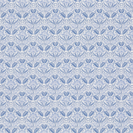 G P & J BAKER BP10968.2.0 IRIS MEADOW COTTON BLUE Fabric - Eade's Wallpaper