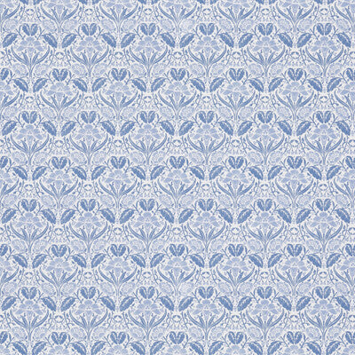 G P & J BAKER BP10968.2.0 IRIS MEADOW COTTON BLUE Fabric - Eade's Wallpaper