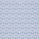 G P & J BAKER BP10968.2.0 IRIS MEADOW COTTON BLUE Fabric - Eade's Wallpaper