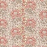 G P & J BAKER BP10969.1.0 BRANTWOOD COTTON CORAL/SAND Fabric - Eade's Wallpaper