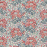 G P & J BAKER BP10969.2.0 BRANTWOOD COTTON TEAL Fabric - Eade's Wallpaper