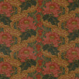 G P & J BAKER BP10970.1.0 BRANTWOOD VELVET ROSE/GREEN Fabric - Eade's Wallpaper