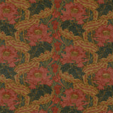 G P & J BAKER BP10970.1.0 BRANTWOOD VELVET ROSE/GREEN Fabric - Eade's Wallpaper