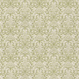 G P & J BAKER BP10974.2.0 FRITILLERIE COTTON GREEN Fabric - Eade's Wallpaper