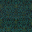 G P & J BAKER BP10975.1.0 FRITILLERIE VELVET INDIGO/TEAL Fabric - Eade's Wallpaper