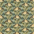 G P & J BAKER BP10978.1.0 TULIP & JASMINE VELVET EMERALD Fabric - Eade's Wallpaper