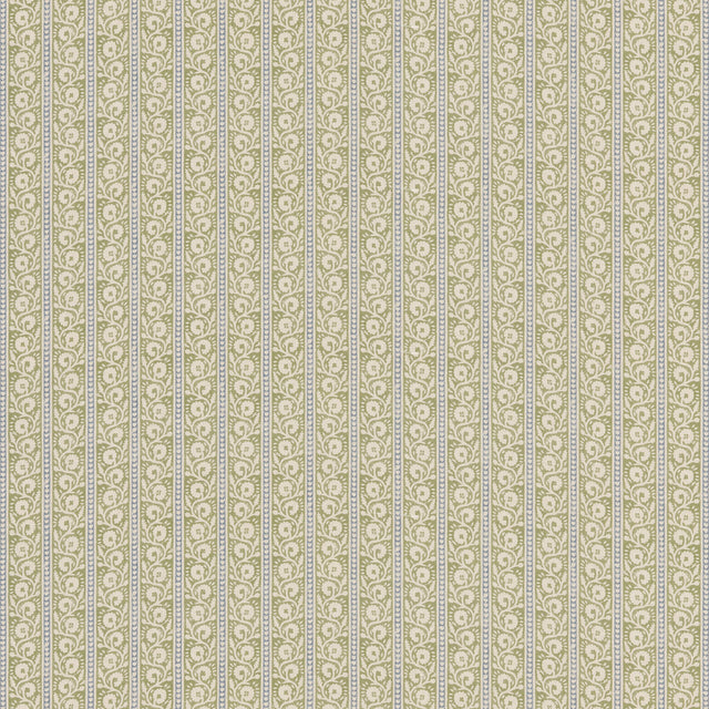 G P & J BAKER BP10999.2.0 BIBURY GREEN/BLUE Fabric - Eade's Wallpaper