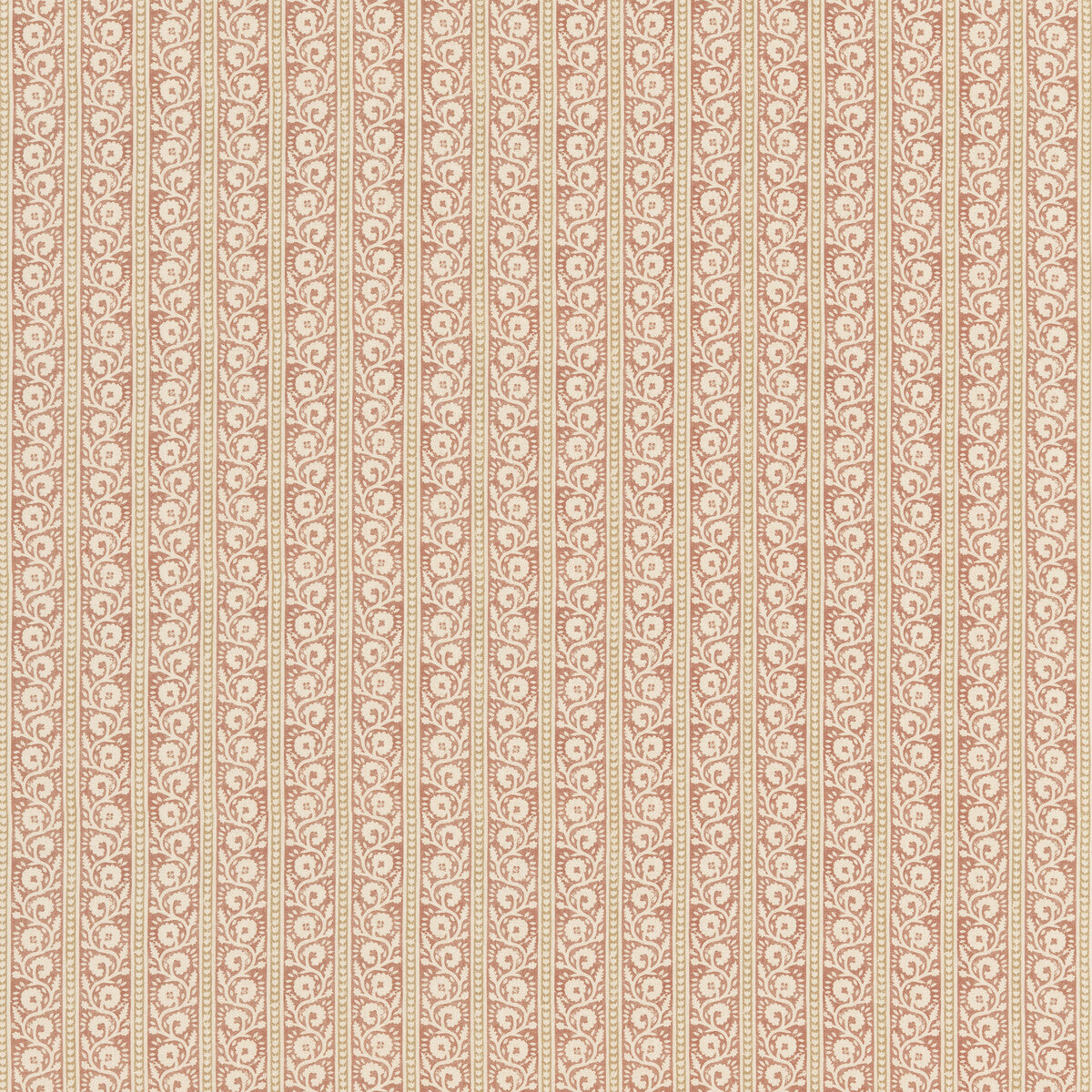 G P & J BAKER BP10999.3.0 BIBURY RED/SAND Fabric - Eade's Wallpaper