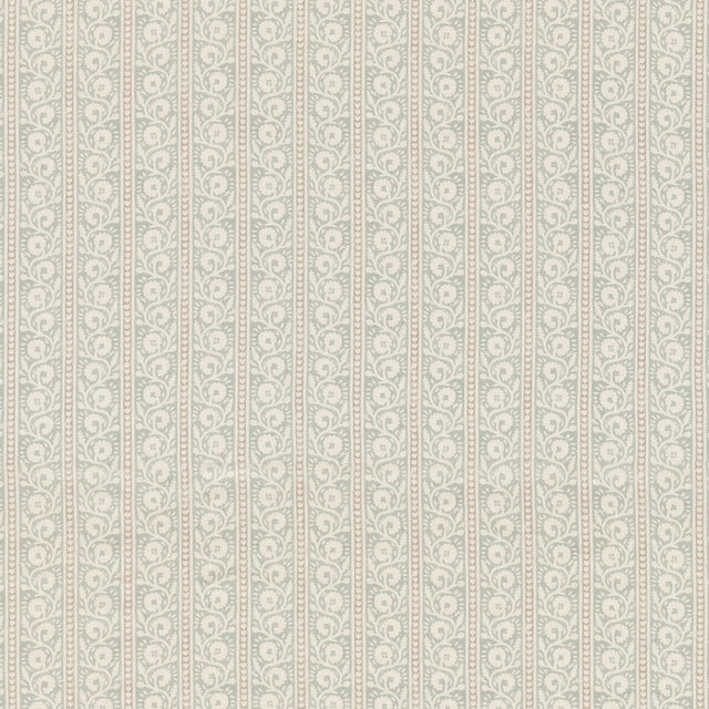 G P & J BAKER BP10999.4.0 BIBURY AQUA Fabric - Eade's Wallpaper