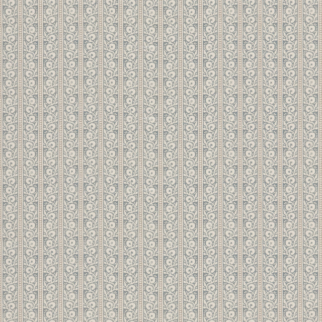G P & J BAKER BP10999.5.0 BIBURY BLUE Fabric - Eade's Wallpaper