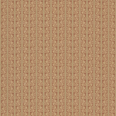 G P & J BAKER BP10999.7.0 BIBURY RED/OLIVE Fabric - Eade's Wallpaper