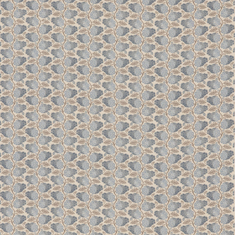 G P & J BAKER BP11000.1.0 CALCOT INDIGO Fabric - Eade's Wallpaper