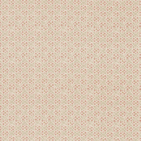 G P & J BAKER BP11001.6.0 GRANTLY GREEN/RED Fabric - Eade's Wallpaper
