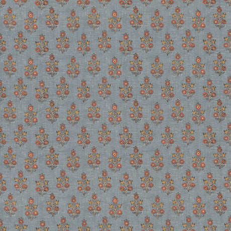 G P & J BAKER BP11003.1.0 POPPY SPRIG DENIM Fabric - Eade's Wallpaper