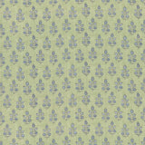 G P & J BAKER BP11003.2.0 POPPY SPRIG GREEN/BLUE Fabric - Eade's Wallpaper
