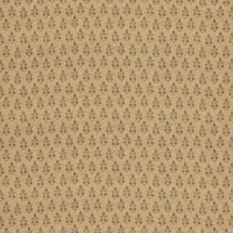 G P & J BAKER BP11003.3.0 POPPY SPRIG OCHRE Fabric - Eade's Wallpaper