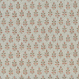 G P & J BAKER BP11003.7.0 POPPY SPRIG AQUA/BLUSH Fabric - Eade's Wallpaper