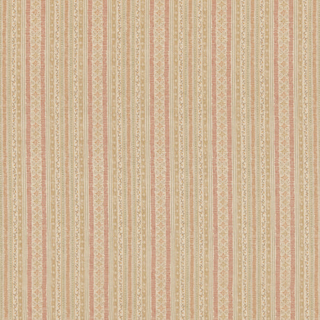 G P & J BAKER BP11005.3.0 COMPTON RED/OCHRE Fabric - Eade's Wallpaper