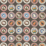 G P & J BAKER BP11047.2.0 ROBINA'S DINNER PARTY COCOA Fabric - Eade's Wallpaper