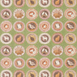 G P & J BAKER BP11047.3.0 ROBINA'S DINNER PARTY GREEN Fabric - Eade's Wallpaper