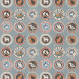 G P & J BAKER BP11047.5.0 ROBINA'S DINNER PARTY TEAL Fabric - Eade's Wallpaper