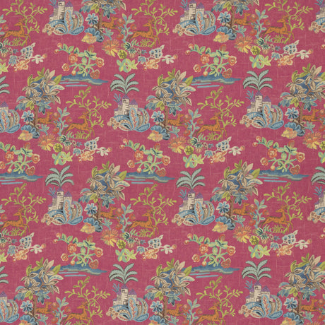 G P & J BAKER BP11048.1.0 KNIGHT'S TALE TEXTURE FUCHSIA Fabric - Eade's Wallpaper
