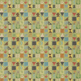 G P & J BAKER BP11049.3.0 POTATO PRINT GREEN Fabric - Eade's Wallpaper