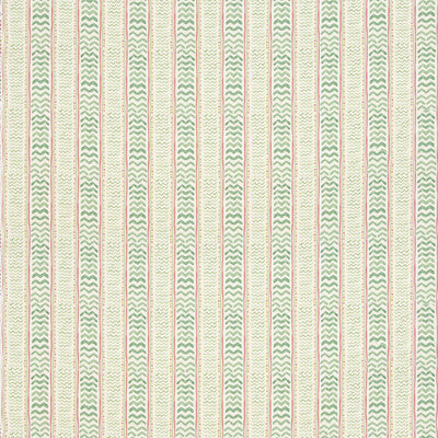 G P & J BAKER BP11050.3.0 WRIGGLE ROOM GREEN/PINK Fabric - Eade's Wallpaper