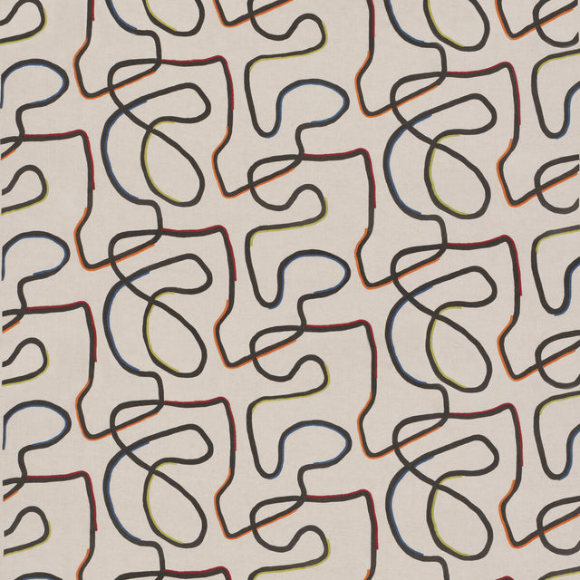 G P & J BAKER BP11054.1.0 RING ROAD JEWEL Fabric - Eade's Wallpaper