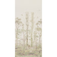 G P & J BAKER BP11057.1.0 TALL TREES PRINTED PANEL SOFT GREEN Fabric - Eade's Wallpaper