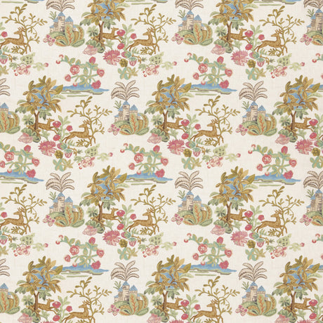 G P & J BAKER BP11058.1.0 KNIGHT'S TALE JEWEL Fabric - Eade's Wallpaper