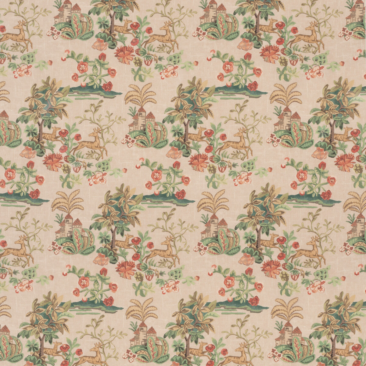 G P & J BAKER BP11058.2.0 KNIGHT'S TALE PLASTER Fabric - Eade's Wallpaper