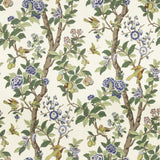 G P & J BAKER BP11072.2.0 ELDON BLUE/GREEN Fabric - Eade's Wallpaper