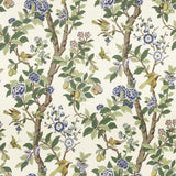 G P & J BAKER BP11072.2.0 ELDON BLUE/GREEN Fabric - Eade's Wallpaper