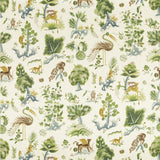 G P & J BAKER BP11073.2.0 GERTRUDE EMERALD/BLUE Fabric - Eade's Wallpaper
