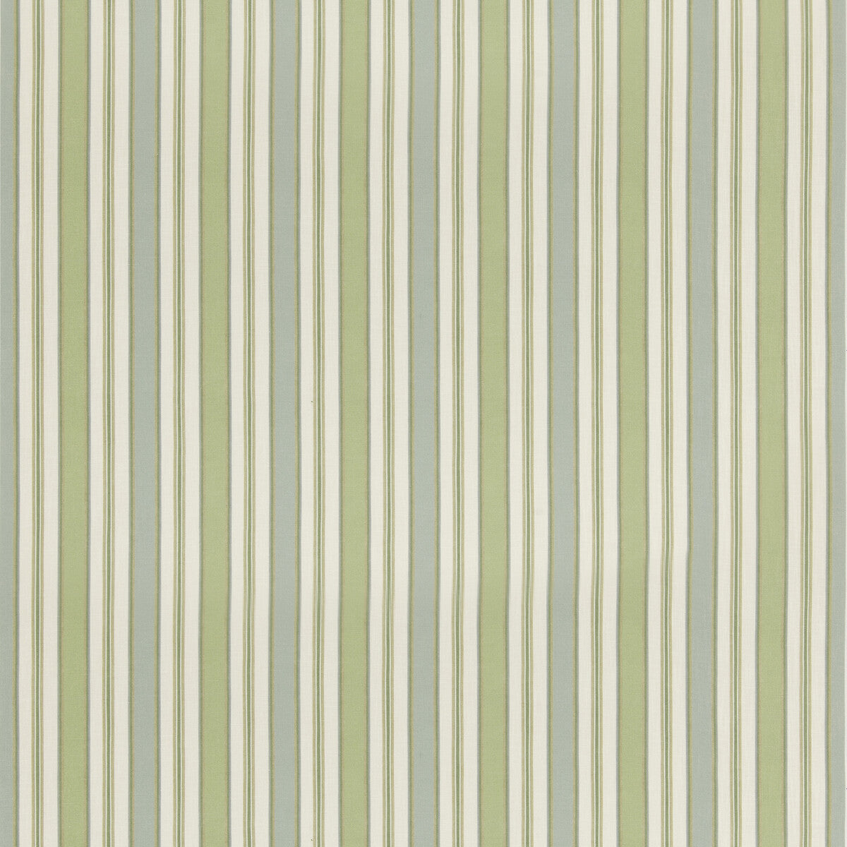 G P & J BAKER BP11076.1.0 MELBOURNE STRIPE AQUA/GREEN Fabric - Eade's Wallpaper