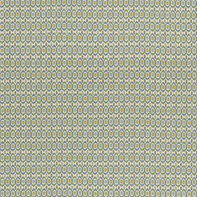G P & J BAKER BP11077.1.0 TIGRIS EMERALD/BLUE Fabric - Eade's Wallpaper