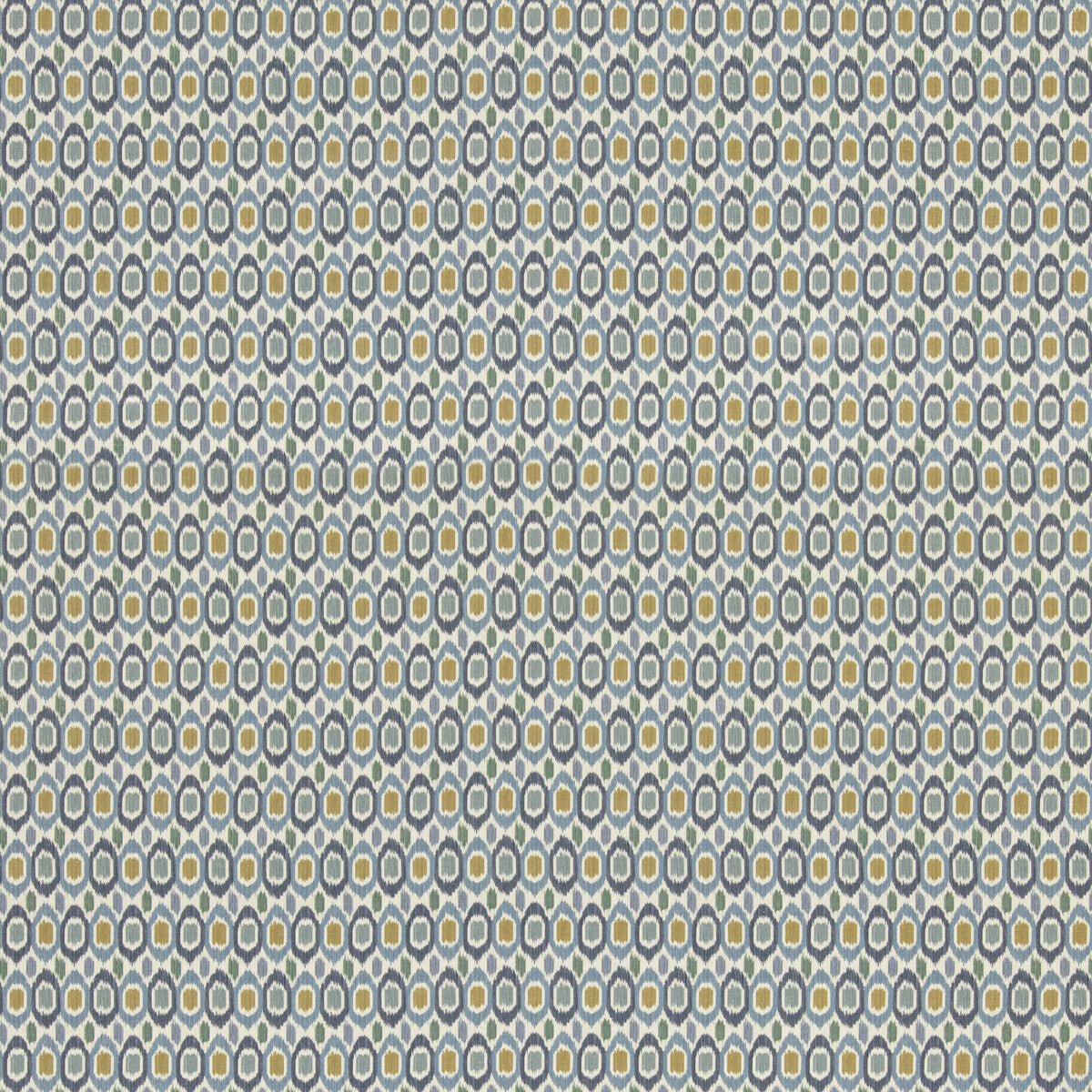 G P & J BAKER BP11077.2.0 TIGRIS BLUE Fabric - Eade's Wallpaper