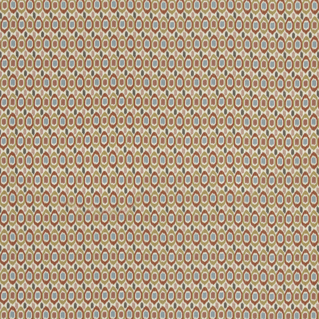 G P & J BAKER BP11077.4.0 TIGRIS RED/OCHRE Fabric - Eade's Wallpaper