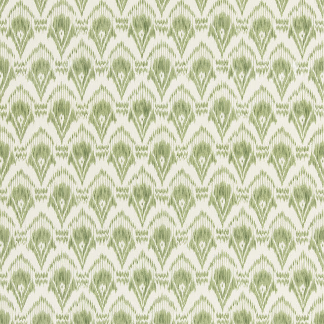 G P & J BAKER BP11078.1.0 ZARABAND GREEN Fabric - Eade's Wallpaper