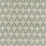 G P & J BAKER BP11079.1.0 ZARABAND TEXTURE TEAL/SPICE Fabric - Eade's Wallpaper