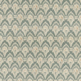 G P & J BAKER BP11079.1.0 ZARABAND TEXTURE TEAL/SPICE Fabric - Eade's Wallpaper