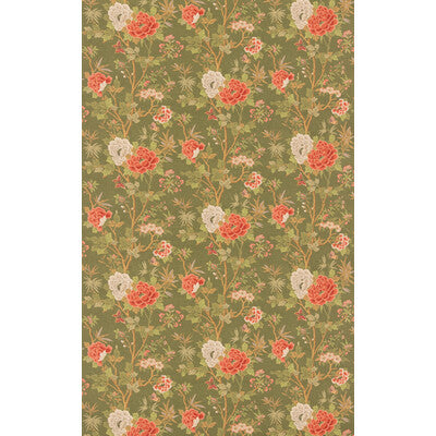 G P & J BAKER CANTON BP11119.4.0 in OLIVE Wallpaper - CANTON
