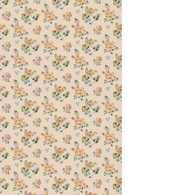G P & J BAKER FOREST FLOWER BP11134.3.0 in TEAL/SPICE Wallpa