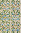 G P & J BAKER TUDOR ROSE BP11135.2.0 in BLUE/GREEN Wallpaper