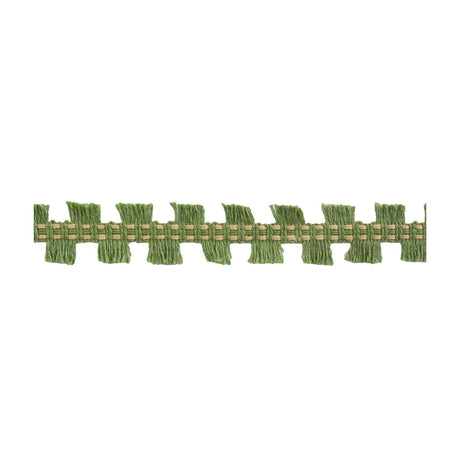 BRUNSCHWIG & FILS BR-39084.453.0 HEARTLAND LINEN TUFTED GIMP BASIL TRIM - Eade's Wallpaper