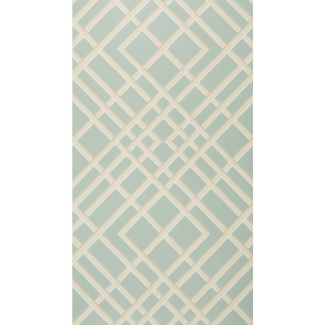 BRUNSCHWIG & FILS BR-60100.15.0 TREILLAGE SIDEWALL GLACIER Wallpaper - Eade's Wallpaper