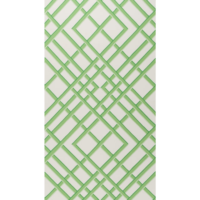 BRUNSCHWIG & FILS BR-60100.3.0 TREILLAGE SIDEWALL LEAF Wallpaper - Eade's Wallpaper